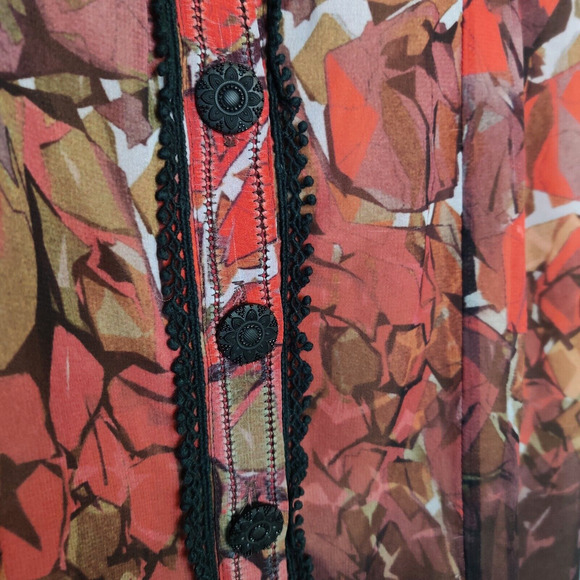 Anthropologie Beguile by Byron Lars Dress Sz 2 Lined Sheer Ombre Romantic Event - Picture 9 of 15